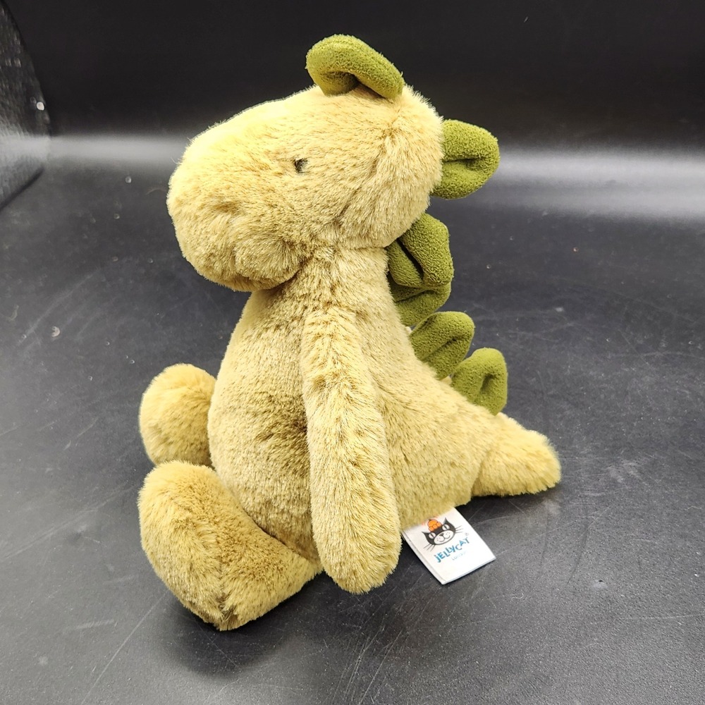 Jellycat Fuddlewuddle Dino Green Dinosaur Plush Stuffed Animal 8 inch Small